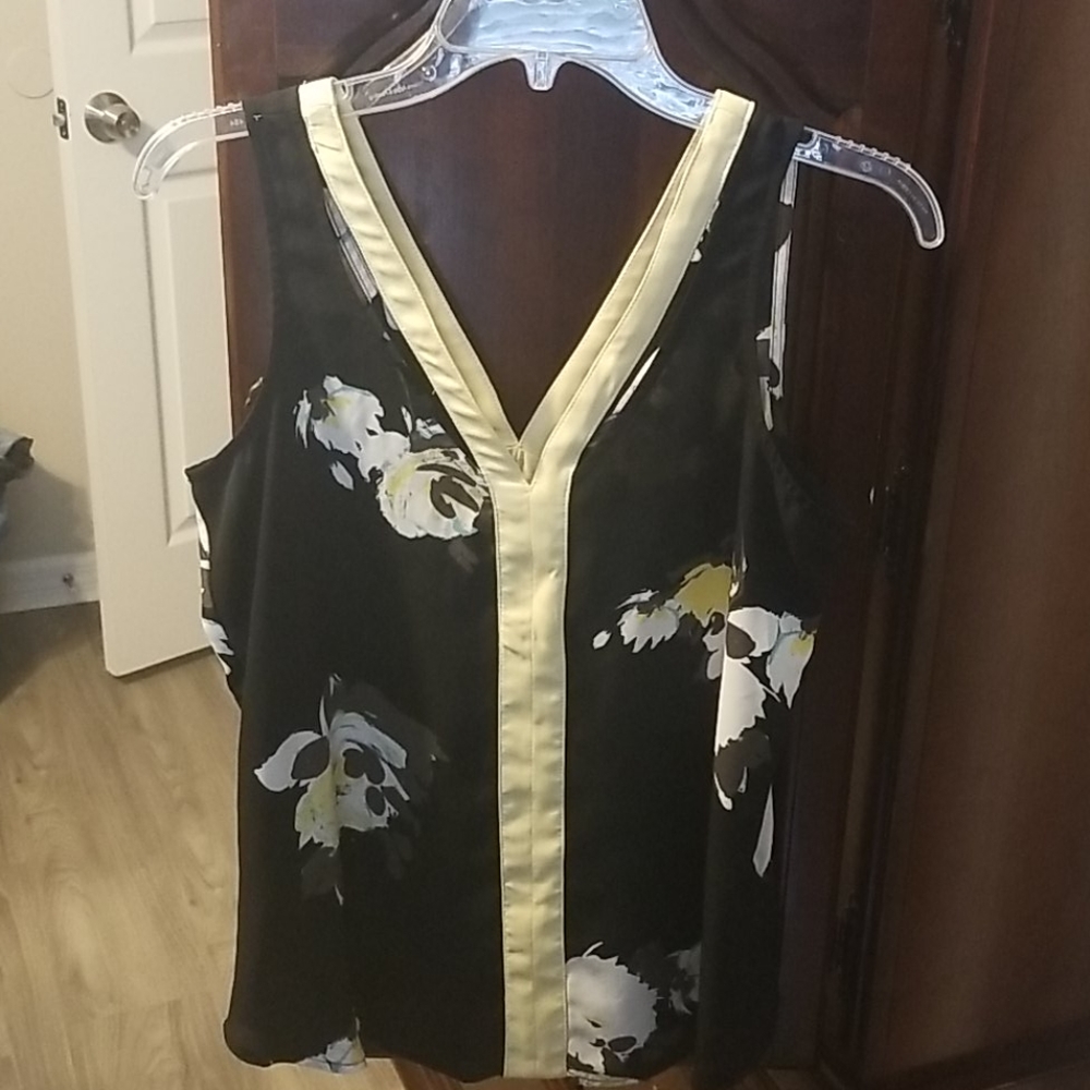 Dressy Floral Tank Top